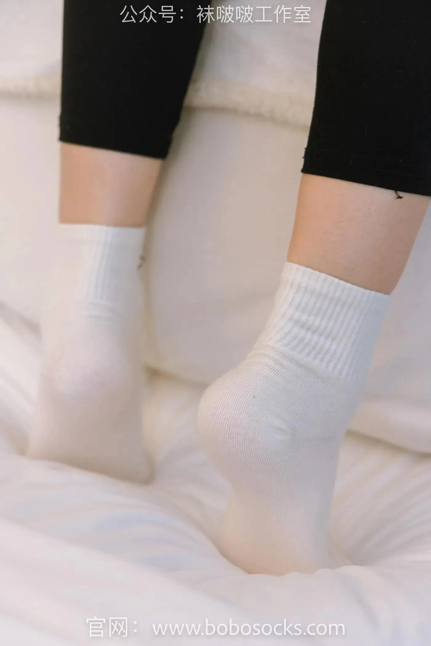 [BoBoSocks袜啵啵]NO.122 小淳-高跟长靴、白棉袜 [149P]插图9